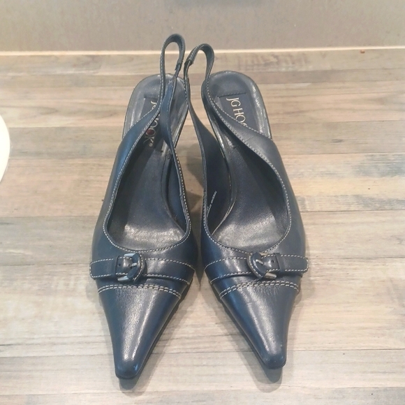 Jg hook Shoes J G Hook High Heels Pointed Toe Women Leather Office